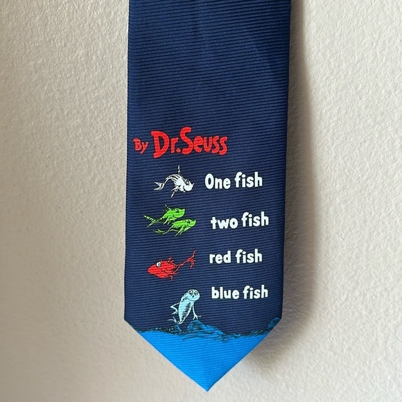 DR. SEUSS One Fish Neck Tie - Picture 1 of 6